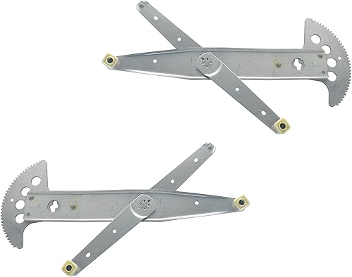 Miniatura 195 de TRQ Juego de elevalunas manual para el lado del conductor y del pasajero compatible con Chevrolet Tracker 1998 1989-1997 Geo 1989-1998 Suzuki