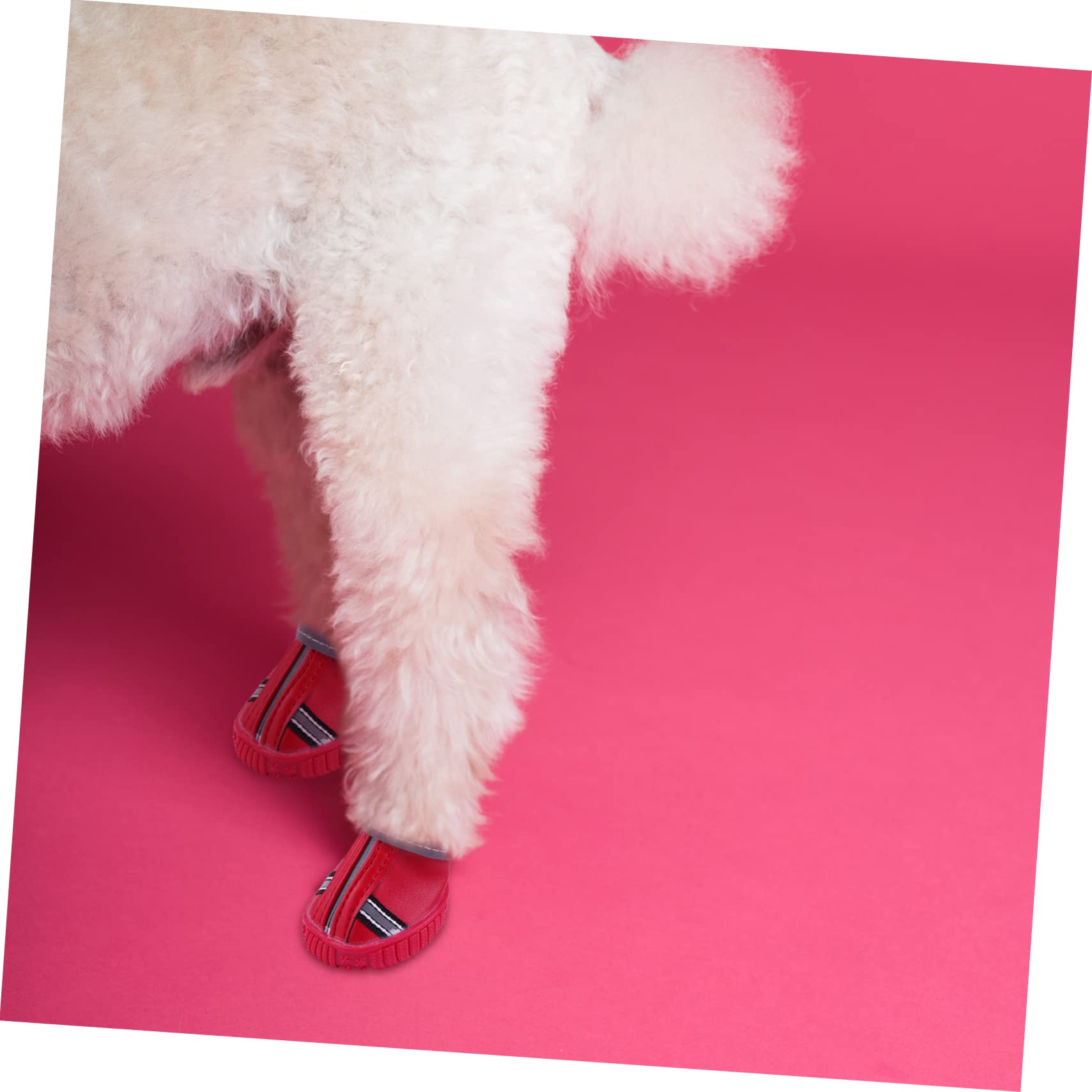 POPETPOP 12 Pièces Chaussures De Chien Automne Hiver Bottes Raquettes à Neige pour Petits Chiens Protecteur De Pattes d'animaux De Noël Automne Et Hiver Coton Chaussures Courtes