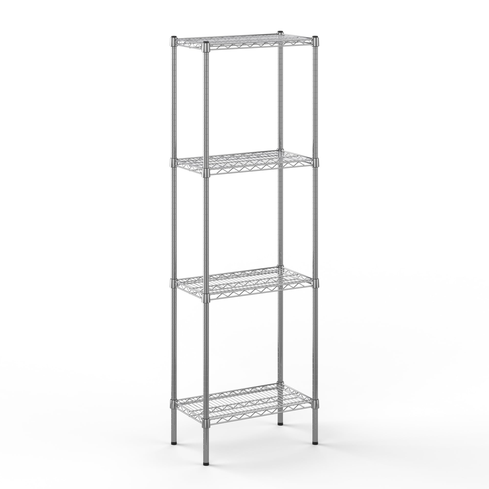 14" Deep x 24" Wide x 74" Height Wire Shelving Kit | 4-Tier | NSF Commercial Storage Rack Unit