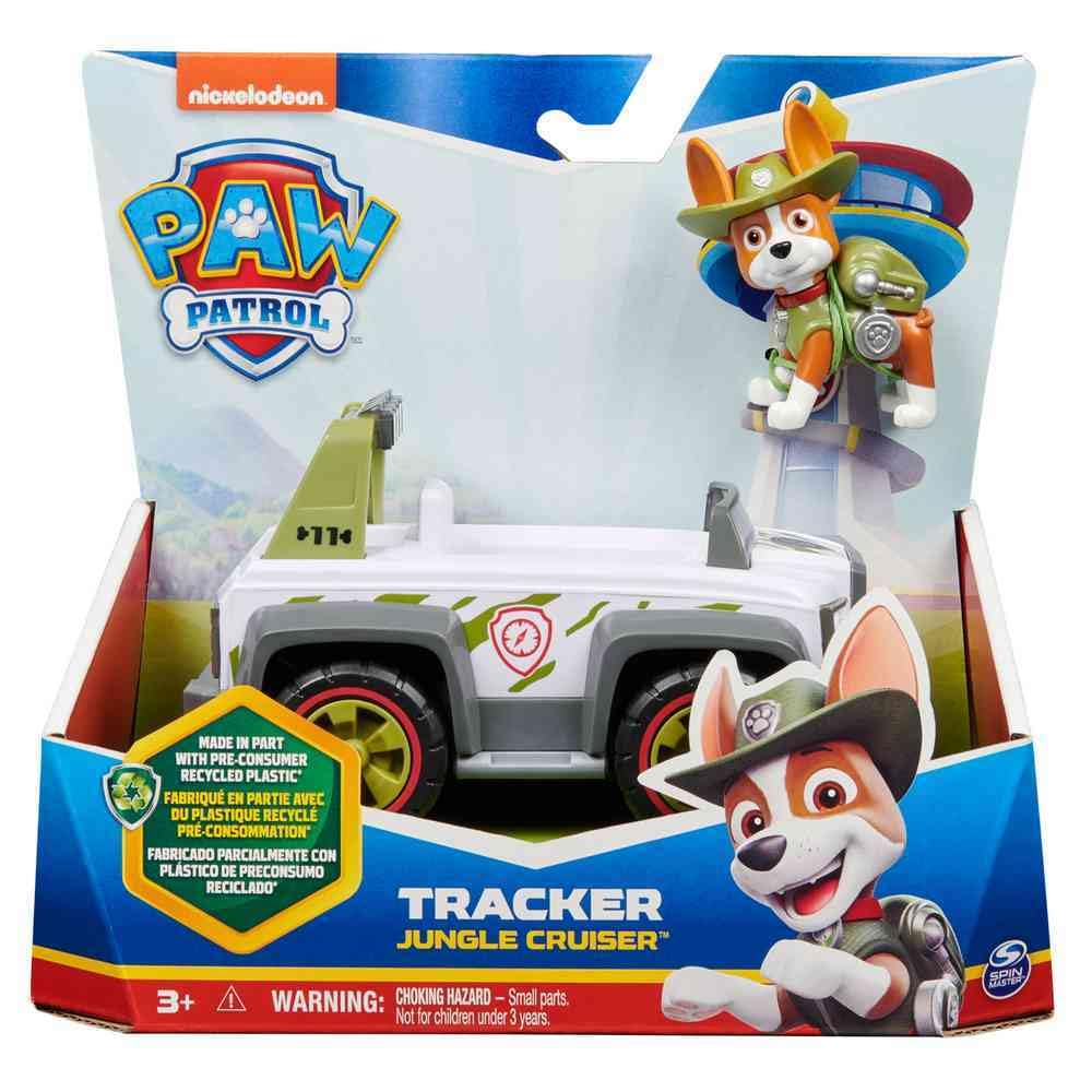 Paw Patrol , Jungle Cruiser Vehicle Tracker, Vehicle and Figure Tracker, Games Children, 3+ Years, Multicolor