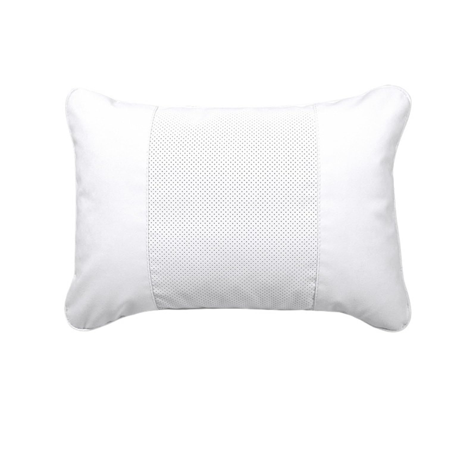 ATUMY Car Seat Pillow Fit For Tesla Model Y/X/3/S Head Lumbar Relief Support Soft Comfort Car Seat Headrest Neck Pillow Car Headrest(White waist pillow)