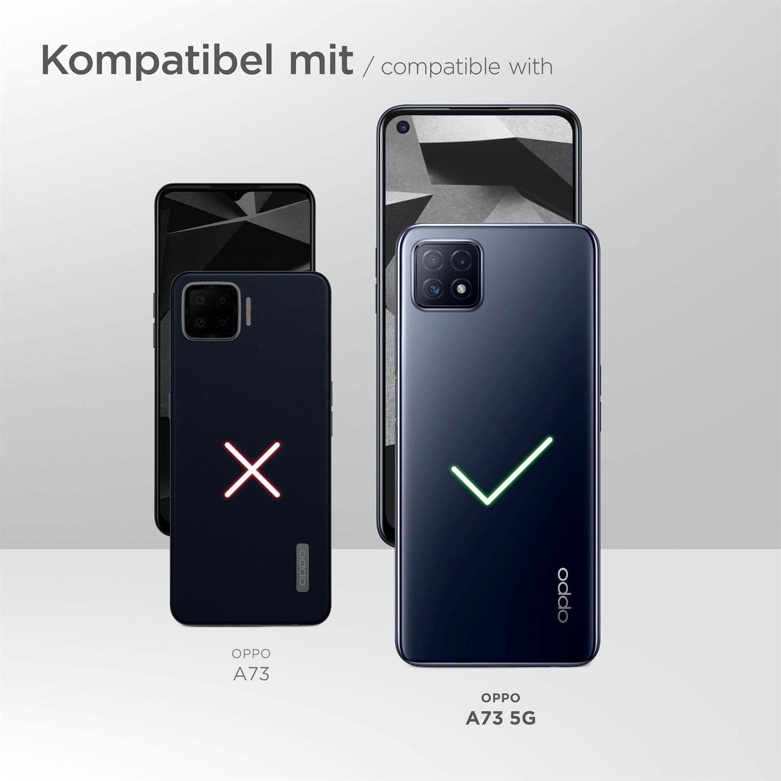 MoEx Custodia per Cellulare per Oppo A73 5G, Custodia Protettiva in