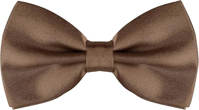ARYANSH SHOPPE Premium Pre-Tied Satin Bow Tie and Pocket Square for Men | Handcrafted Bow Tie & Wedding Handkerchief for Suits, Blazers & Tuxedo for Formal Events & Weddings (COFFEE)-picture-26