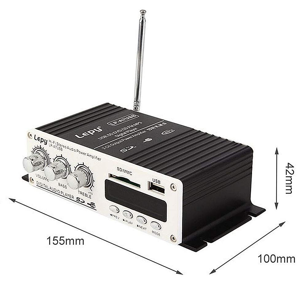 DollaTek Lepy A7USB amplificateur de Voiture Multifonctions Voiture FM SD USB Lecteur MP3 Amplificateurs stéréo