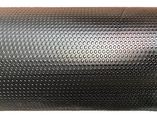 Amerique 691322303438 Premium 3Rd Generation Unique And Durable Embossed Plate Metallic Vinyl Flooring, Roll Size: 2Mm X 4' X 25' 100Sqft, Black Diamond, 100 Square Feet #TOP1