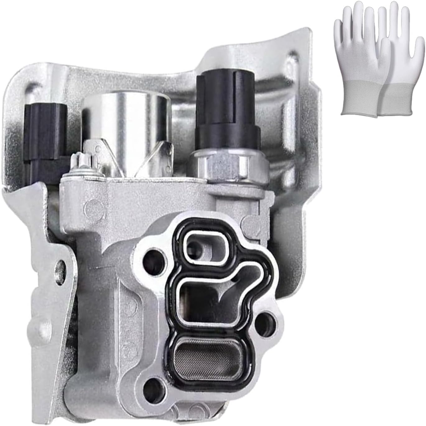 VTEC Solenoid Spool Valve Compatible with H-onda Accord CR-V, Spool Valve Assembly with Oil Pressure Switch Fits for Honda Civic Si, H-onda Element, Acura RSX Replace OE# 15810-RAA-A03,15810-RAA-A01