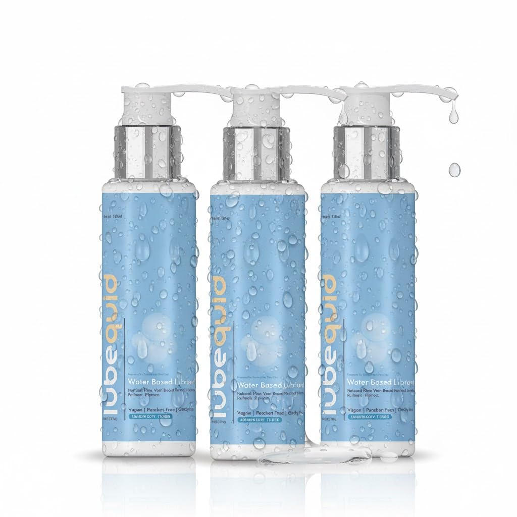 Water-Based Personal Lubricant, 300 ML Bottle- 2 in 1 Lubricant & massage Gel for Men and Women ~ Water Based Lube ~ Silicone and Paraben Free, Pack of 3 Natural-picture-31