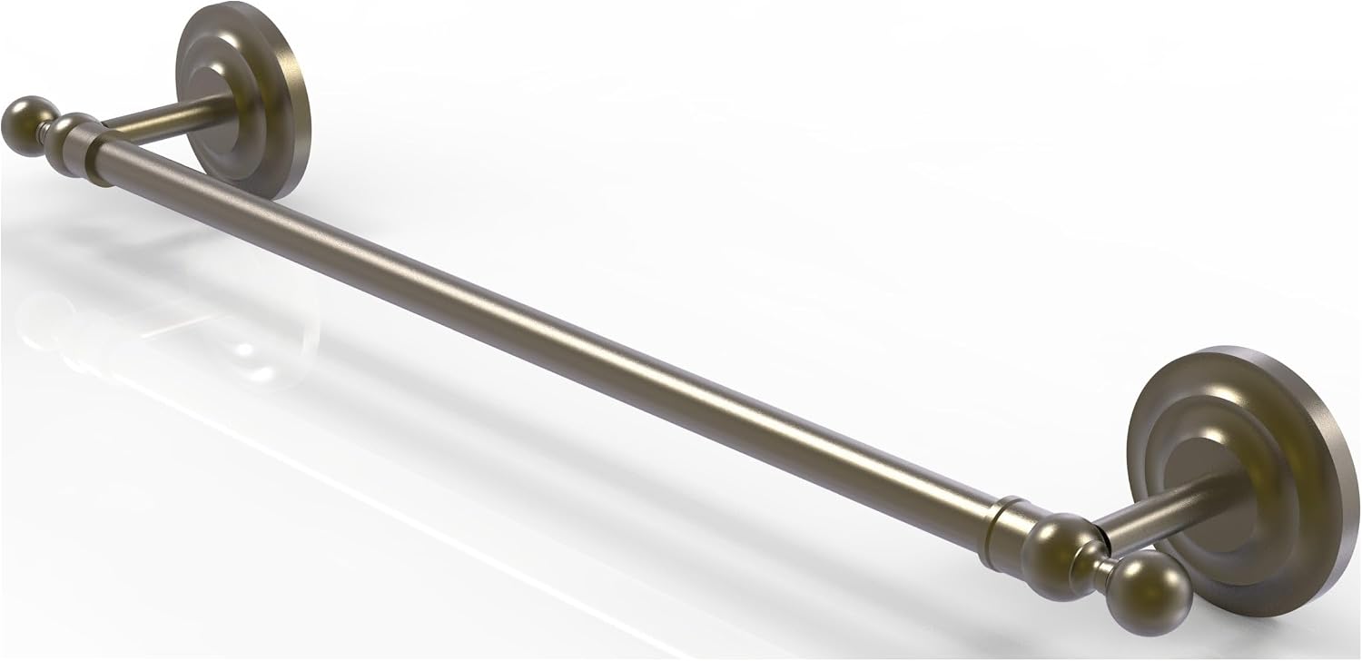 Allied Brass QN-41/30 Que Collection 30 Inch Towel Bar, Matte White
