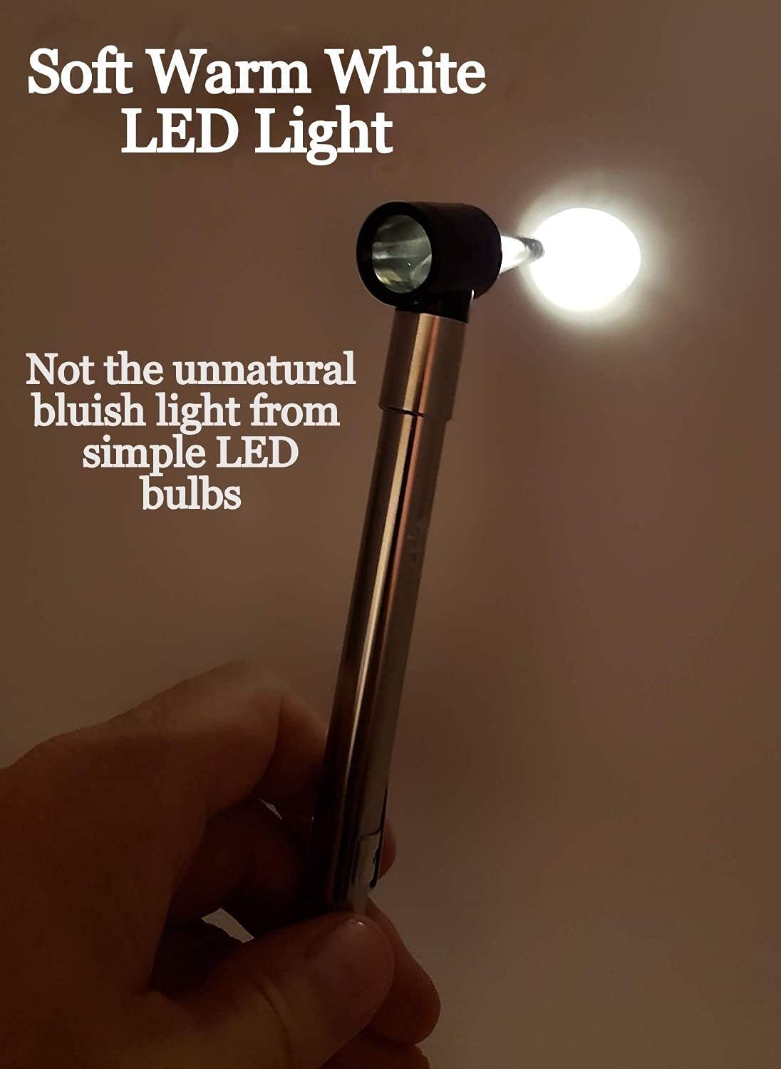 Third Generation Dr Mom Slimline Stainless LED Pocket Otoscope with