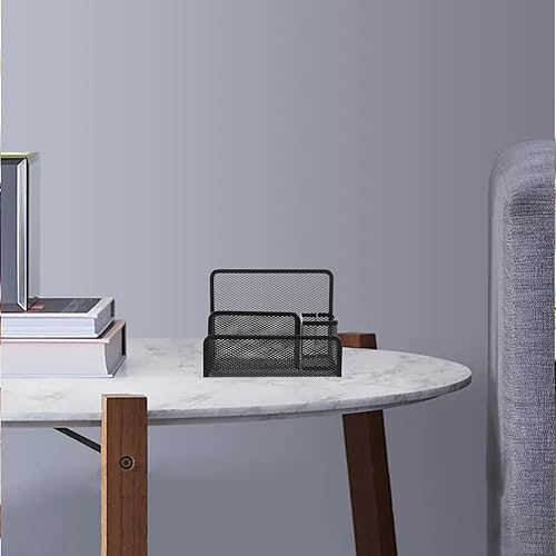 Miniatura 9 de Angoily Carpetas Organizador de archivos de escritorio de malla metálica vertical Organizador de escritorio Organización de oficina Soporte de