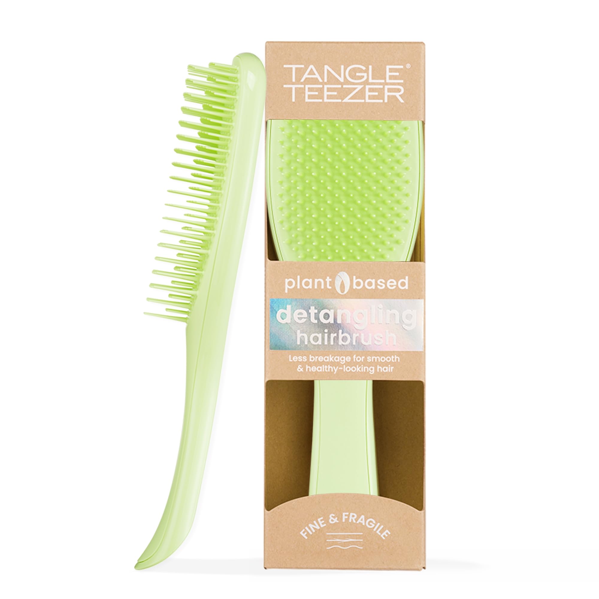 Tangle Teezer Plant Based Ultimate Detangler, Detangling Brush for Coloured Fine & Thin Hair