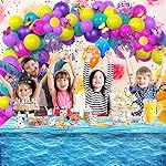 Pink Blue Purple Balloon, 60 Pcs 12 Inches Hot Pink Metallic Purple Teal Yellow Balloons Confetti Balloons for Kids Magic Theme Birthday Decoration Baby Shower Engagement Party Supplies - Image 5
