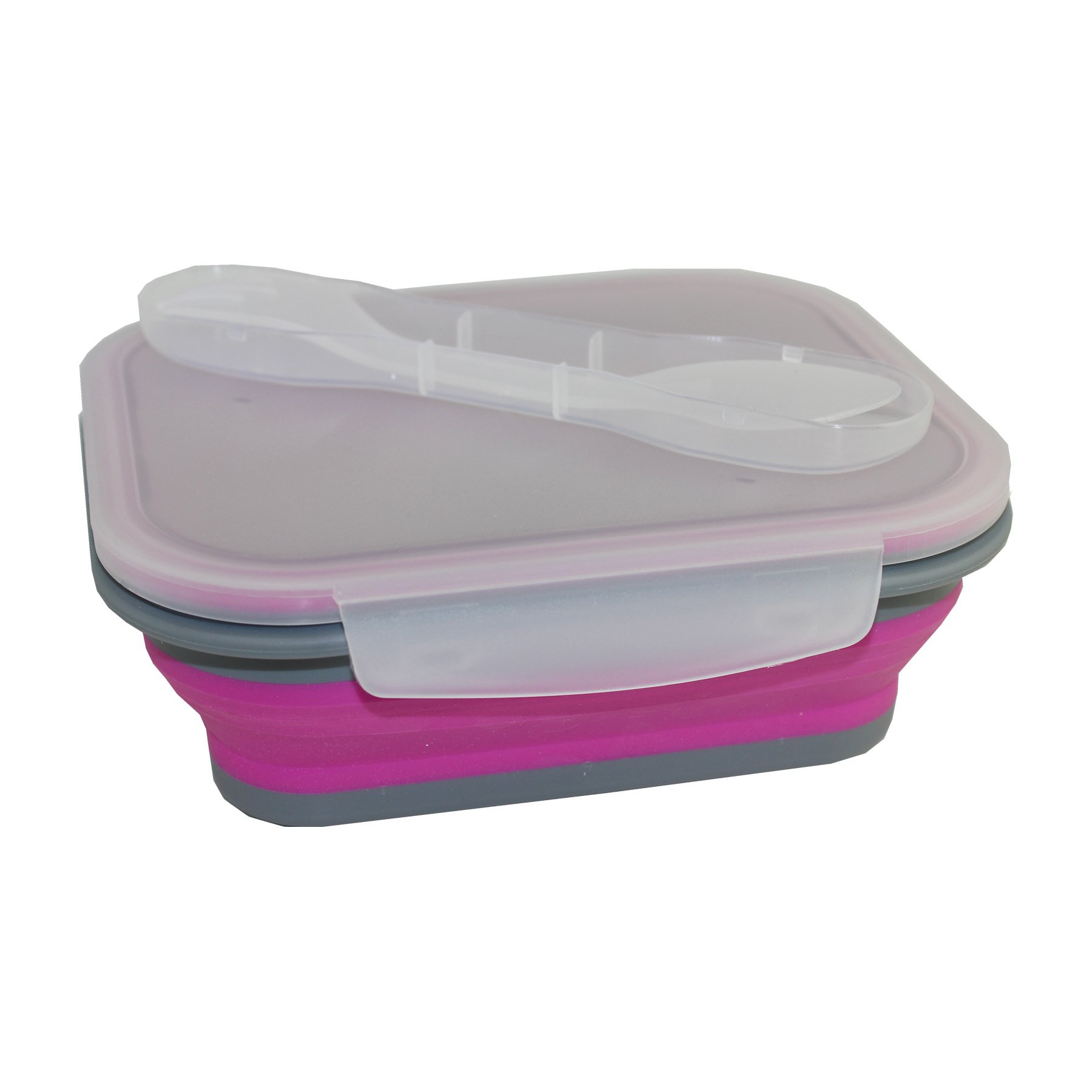 Widdle Gifts LtdMyBento Folding Lunch Box/Cutlery Pink - Summit Camping/Outdoor Eating/Drinking Gear