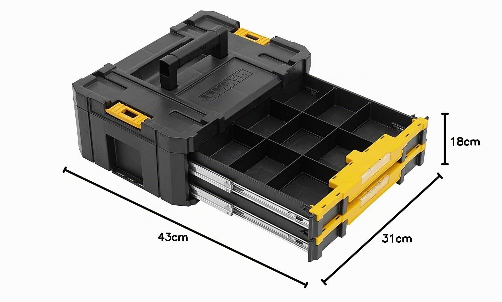 Caja de herramientas TSTAK™ IV (cajón poco profundo)