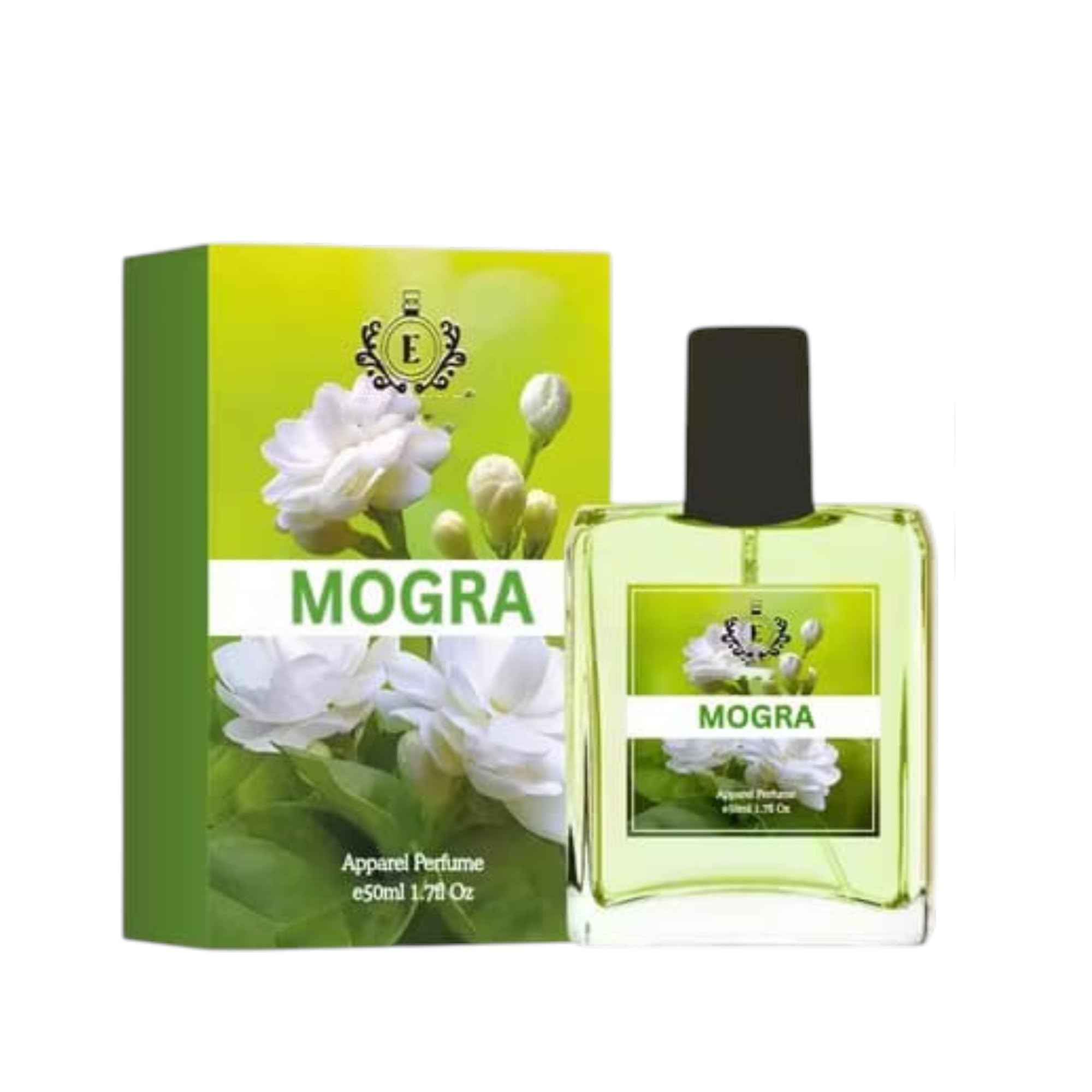 Mogra Perfume 50 ml Fresh Jasmine Notes Aroma Spray for Men Women-image-0