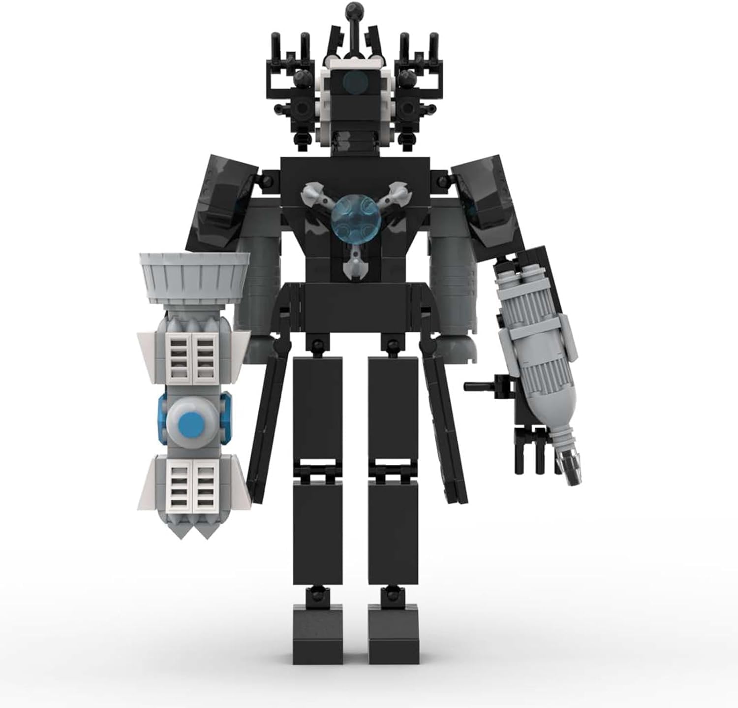 Bentex Toilet Upgraded Titan Cameraman Figure Building Block Set, Upgraded TV Man Speakerman Game Model Collectible Building Bricks Birthday Gift for Adults Fans (397pcs)