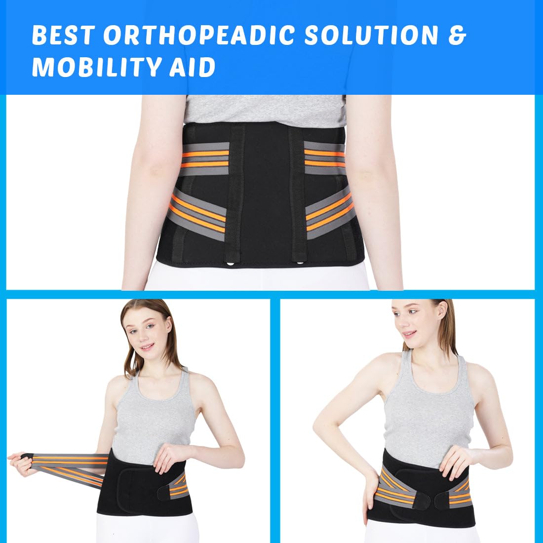 JSB BS02 Lightweight Daily Use Lumbo Sacral Belt 3