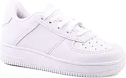 Tenis Infantil Criança Bebe Unissex Branco Casual Escola Menina Menino Confortavel Moda Leve Passeio Dia a Dia Macio Kids