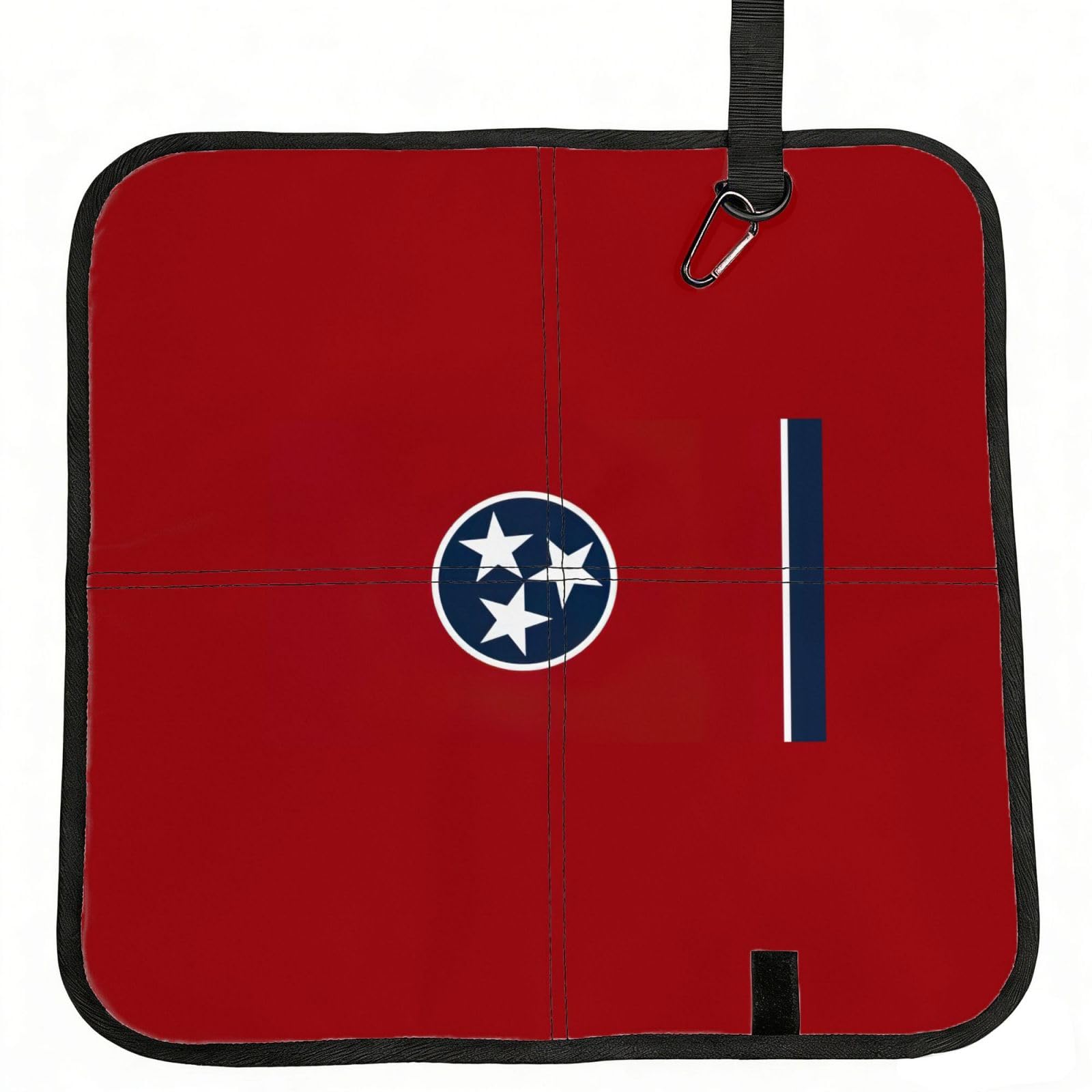 NImongt Tennessee State Flag Print Portable Chair Pad Foldable Seat Cushion Outdoor Seating Office Picnic Camping