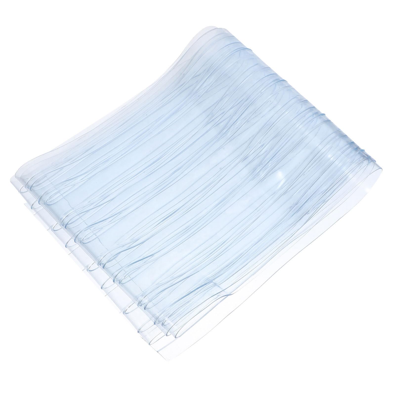Rideau de porte en PVC solide épaisseur 14 mm transparent pour isolation de niche