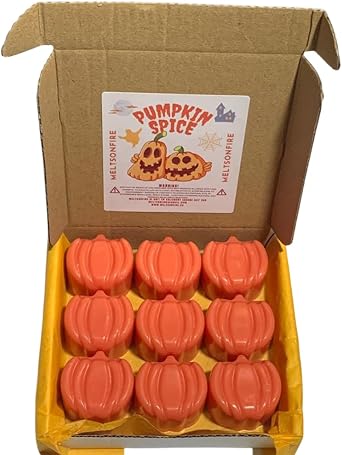 Pumpkin Wax Melts Natural Handmade Highly Scented Pumpkin Spice Halloween Scent