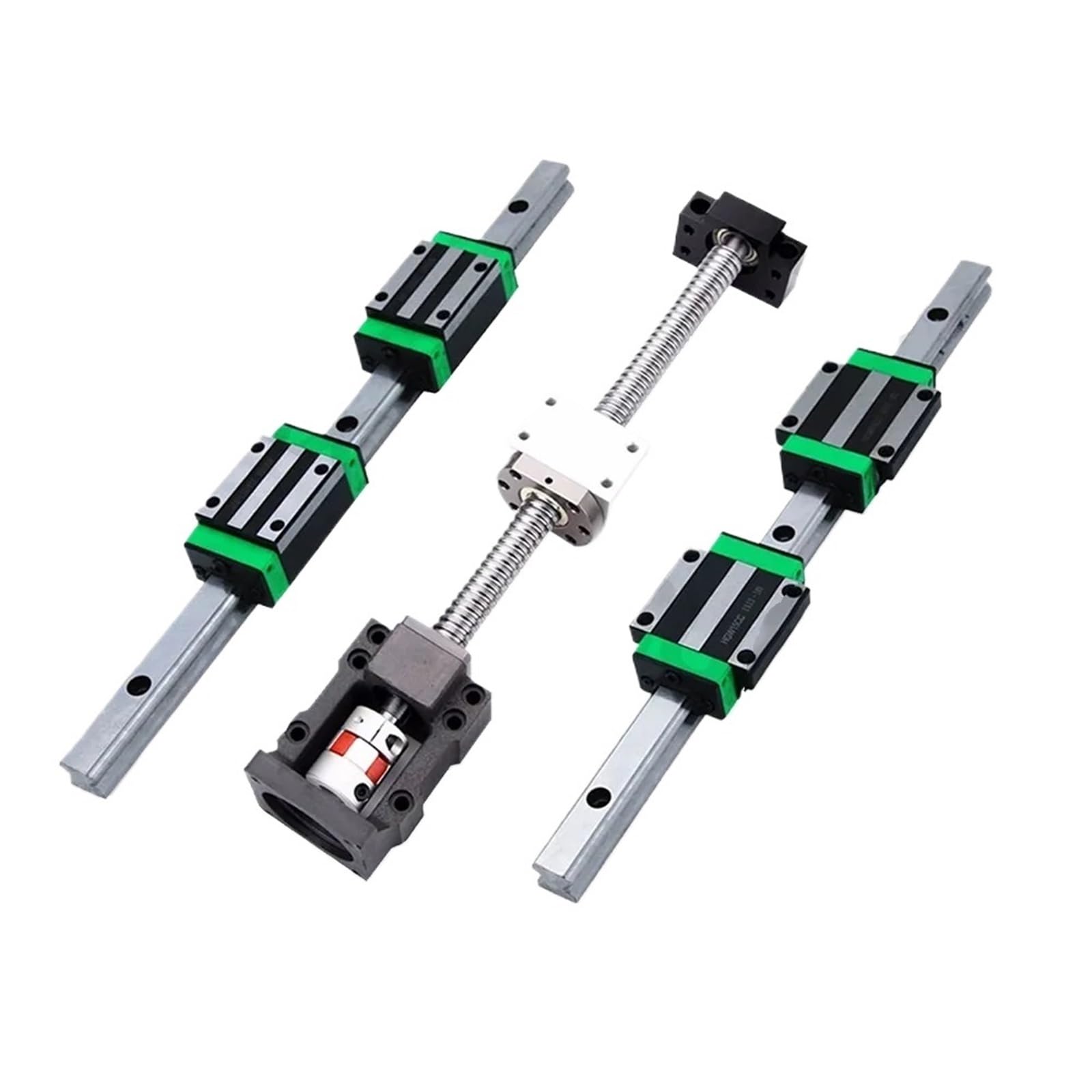 Vite a ricircolo di sfere CNC a movimento lineare Set di viti a ricircolo di sfere 1 pezzo SFU2005 + guida lineare 2 pezzi HGR20 + HGH20CA + HM15-57 L300-1000mm(550mm)