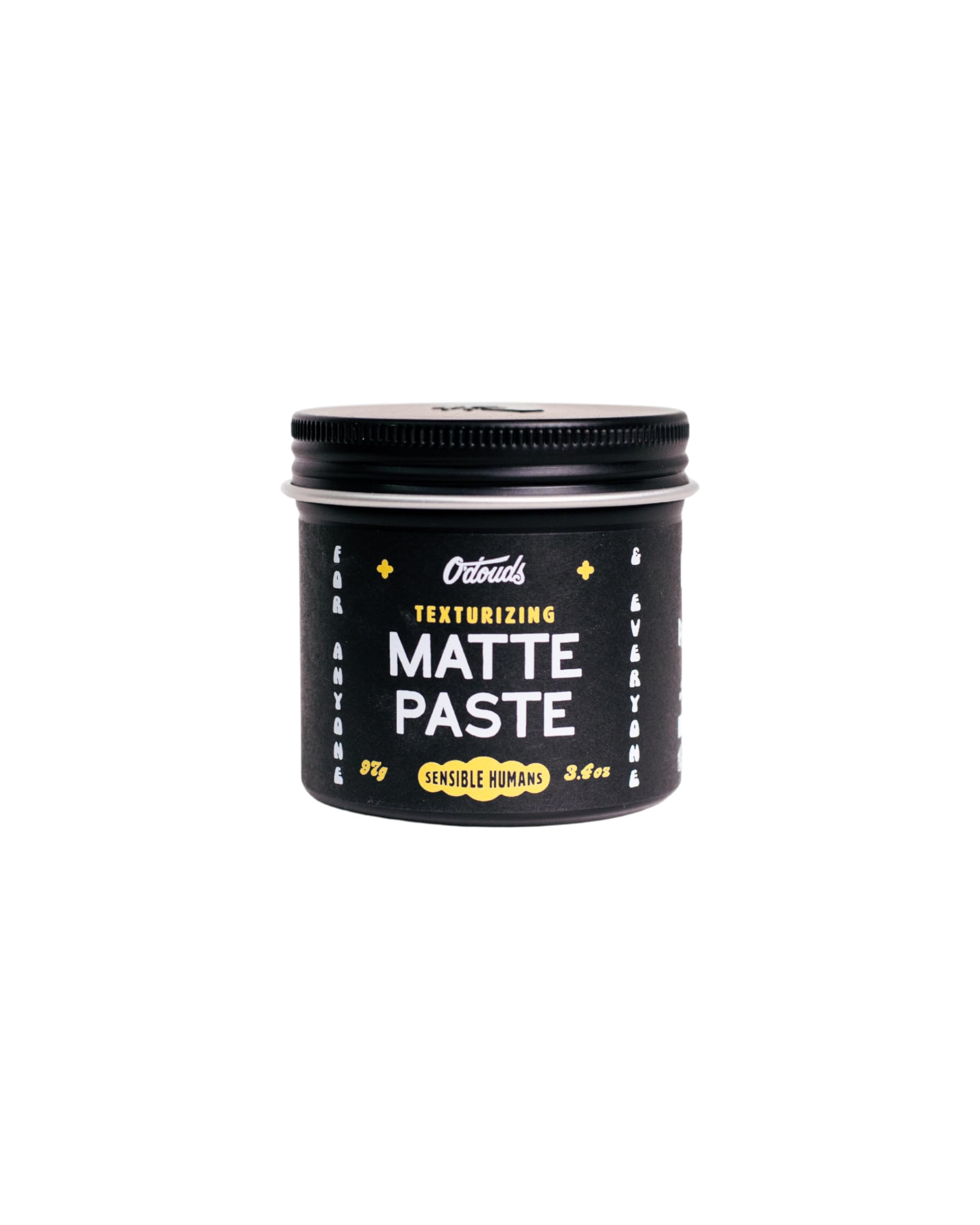 Matte Paste - Natural Styling Clay for Men - Strong Hold for Maximum Volume & Texture with Matte Finish - Vegan & Plant-Based - Labdanum & Lime Scent (4oz)