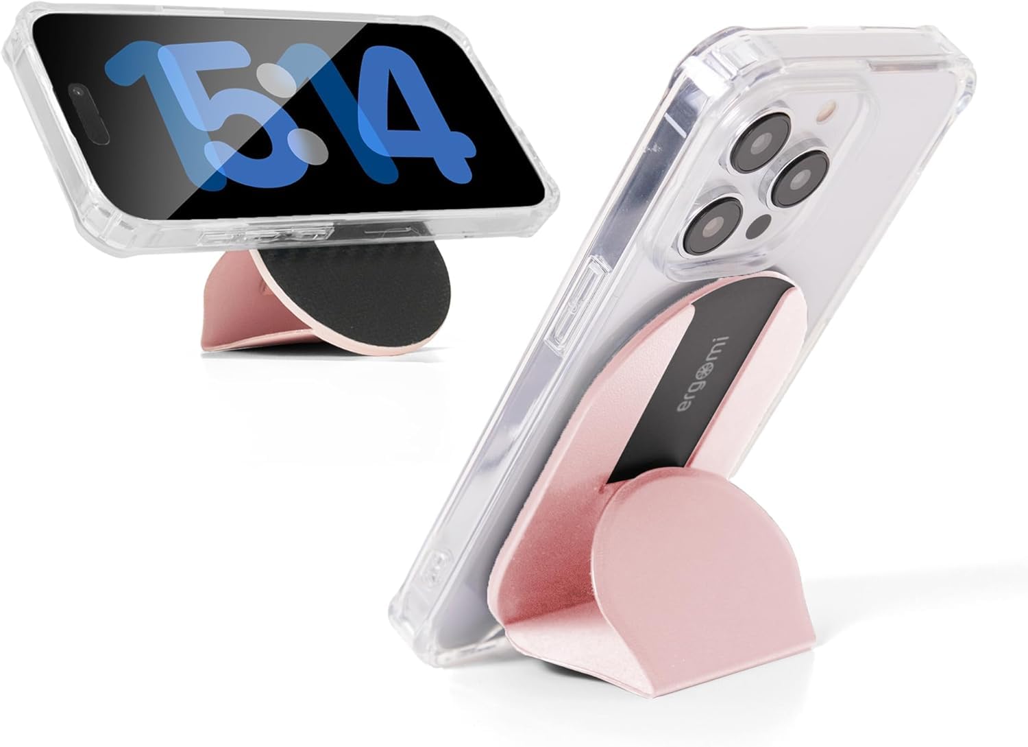 Soporte de cuero vegano premium Mobius con imanes fuertes para iPhone 13 y 14 8