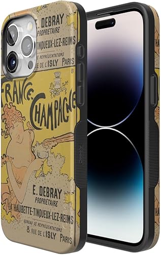 Vista 108 de Casely Funda para iPhone 15 Pro Max Jardín Secreto Flores mixtas Funda atrevida Compatible con MagSafe y botón de acción Secret Garden