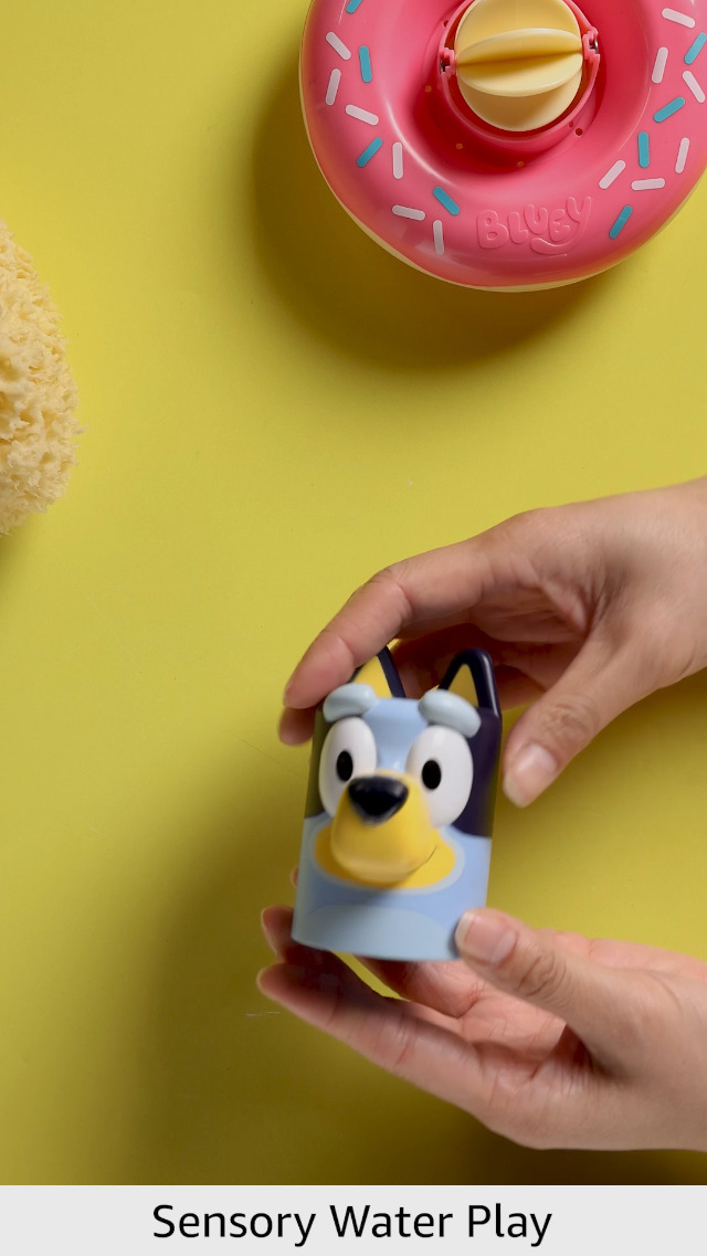 Juguete De Baño Flotante Bluey Bingo Con Rueda De Agua Y Vertido, De Tomy Toomies, Para Bebés De +18 Meses