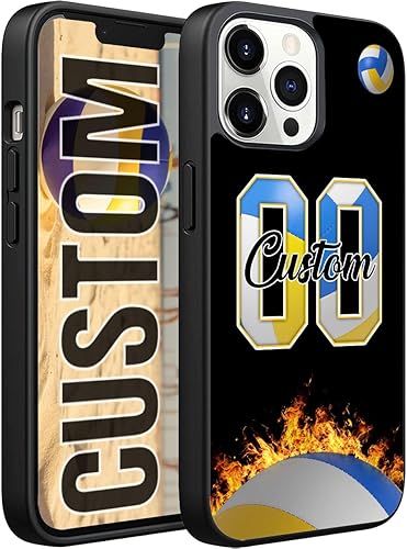 Funda personalizada para teléfono de voleibol para iPhone 17161514131211 Pro Max para Samsung S25S24S23S22S21S20 FEPlusEdgeUltraA16A15A14A54Moto G