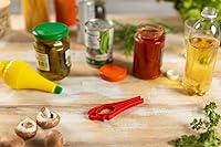 Vista 2 de KUHN RIKON Abrelatas suizos 5 en 1, rojo, plástico