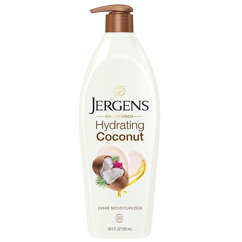 Jergens Loção Corporal de Coco para Pele Seca, 780 mL