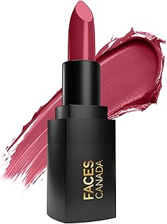 FACES CANADA Comfy Matte Wow Bullet Lipstick - Berry Soufflé (Pink) 4.2g | Smooth Matte Finish | Highly Pigmented | Long L...