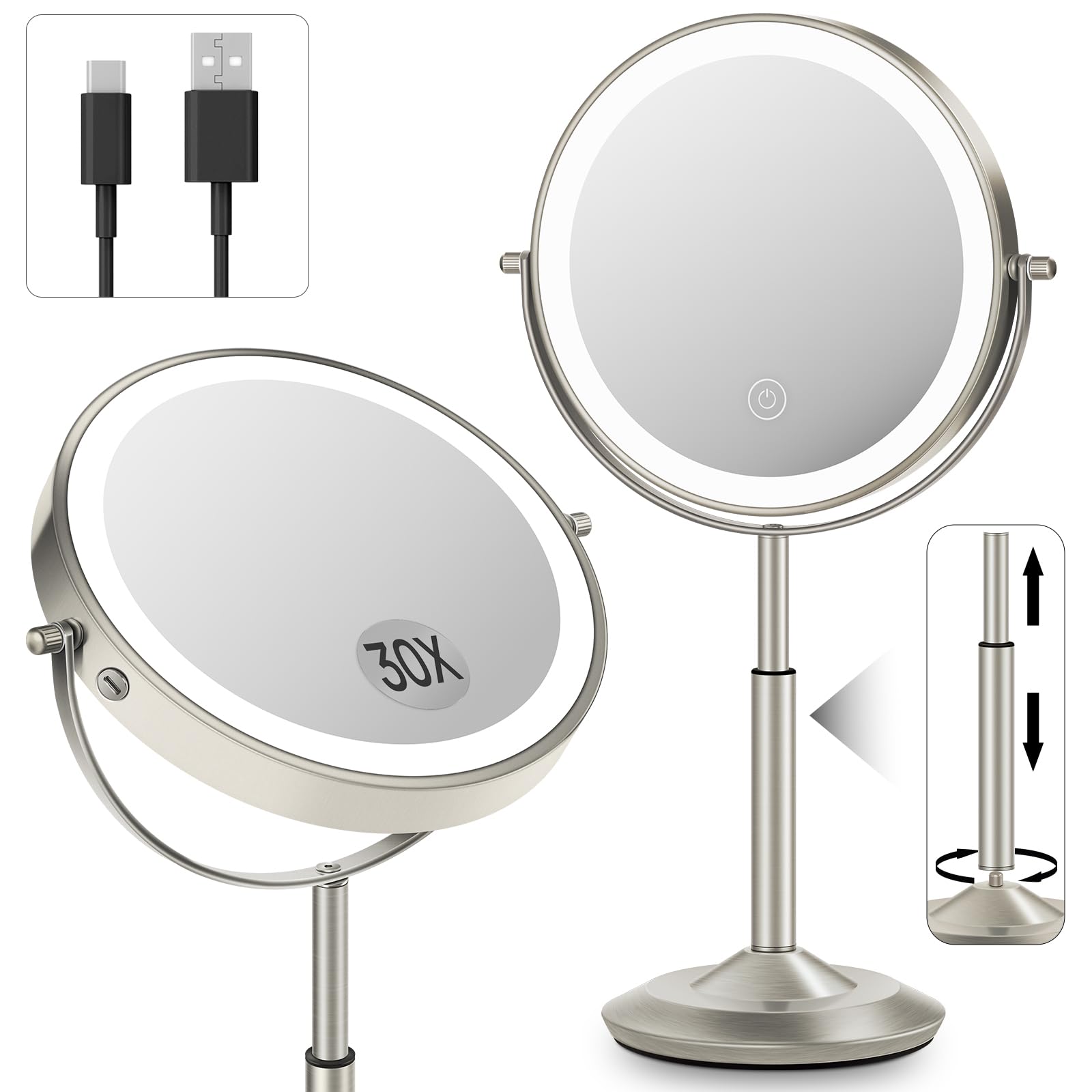 vpu 30x Height Adjustable Mirror