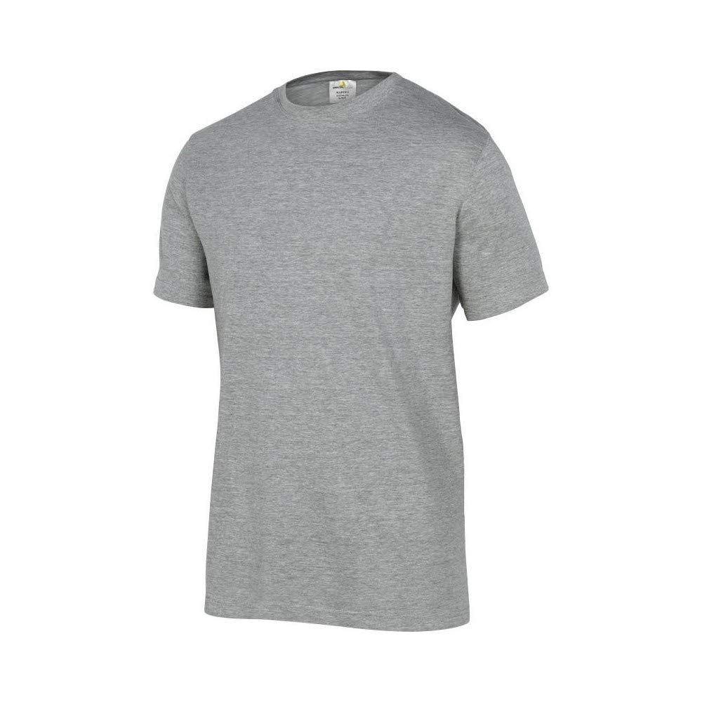 Delta plus - Basic carded t-Shirt 100 Cotton Grey -S