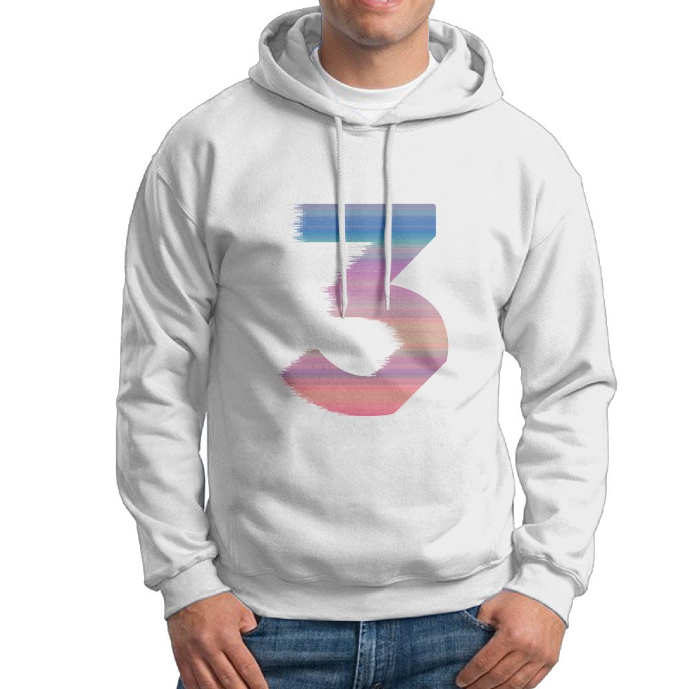 DAFEFSA Chance The Rapper Cool Concert Design Men Cool Sweatshirts White