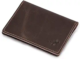 Carteira Masculina Porta Cartão Slim Couro Bovino