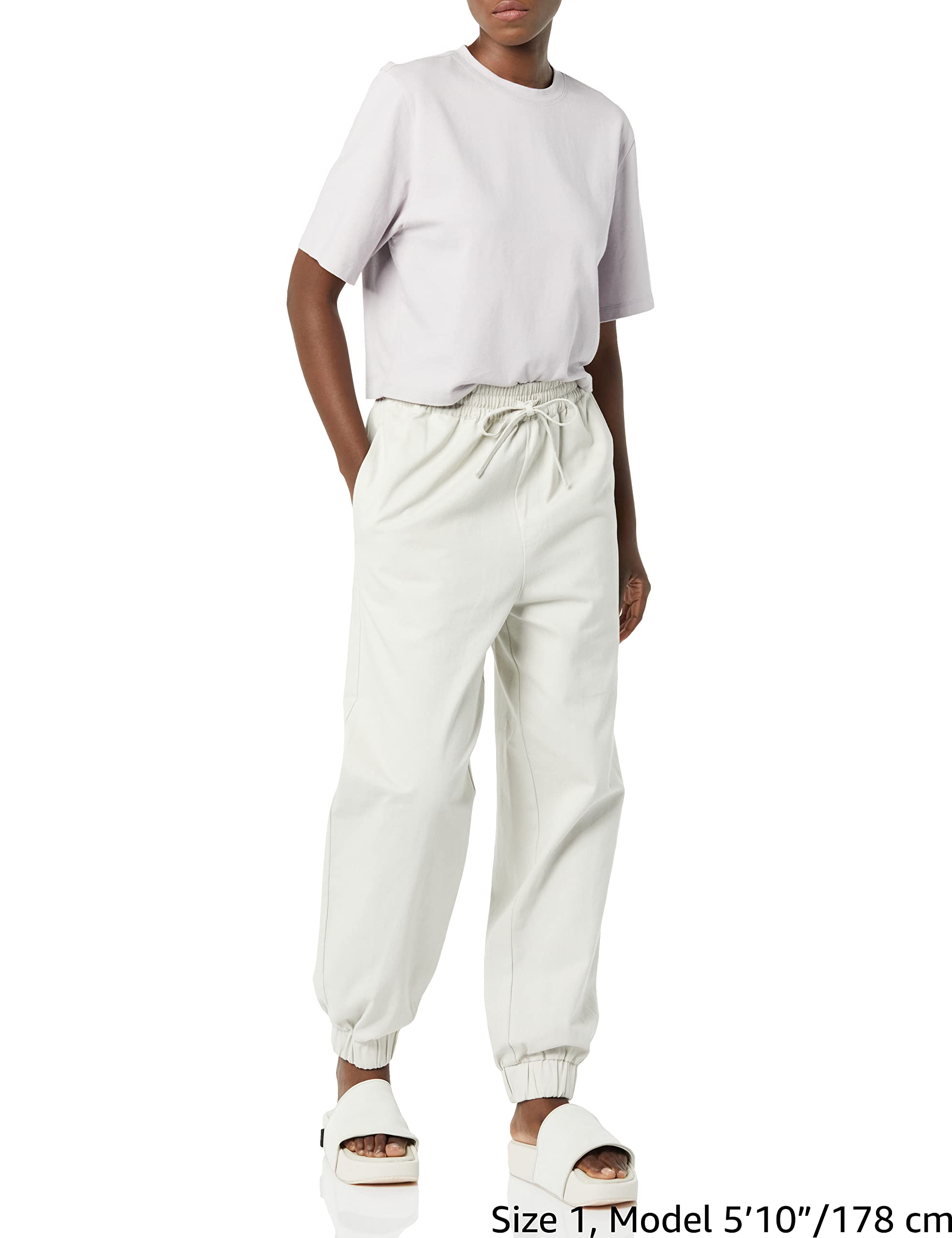 rare/self Pantaloni Jogger All Gender, Stile Pull-On, in Twill