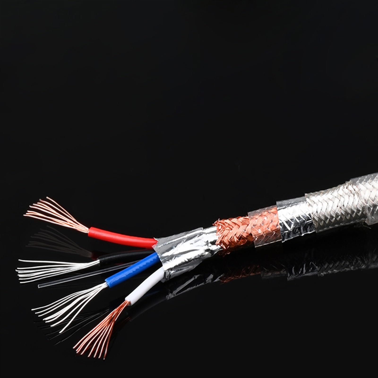 akcesoria do gitary 6,5 Duży Dwurdzeniowy Kabel Audio 6,5 Mm Męski Na Męski Kabel Do Nagrywania Gitary Elektrycznej (Color : 1m)