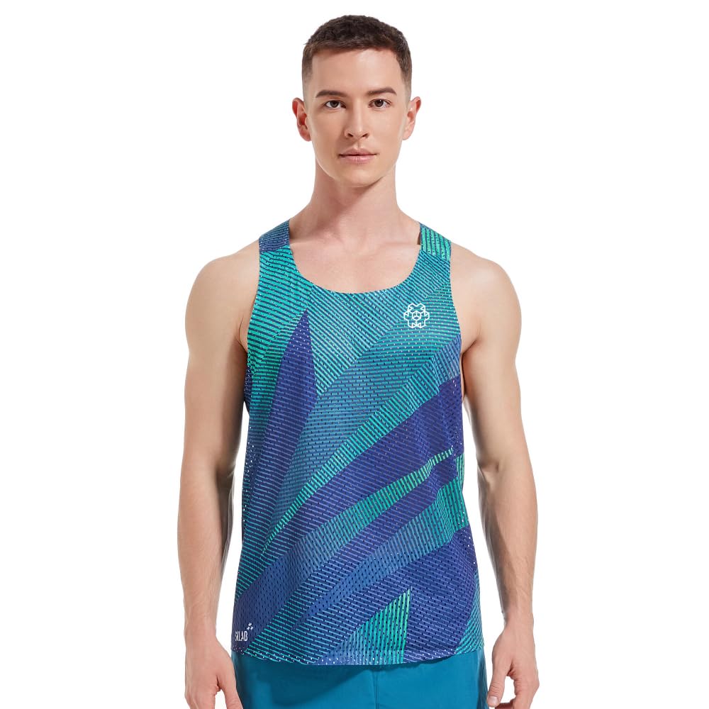 Seamless Marathon Tank Top Lightweight Running Singlet Shirt Dry Fit Workout Sleeveless T-Shirt