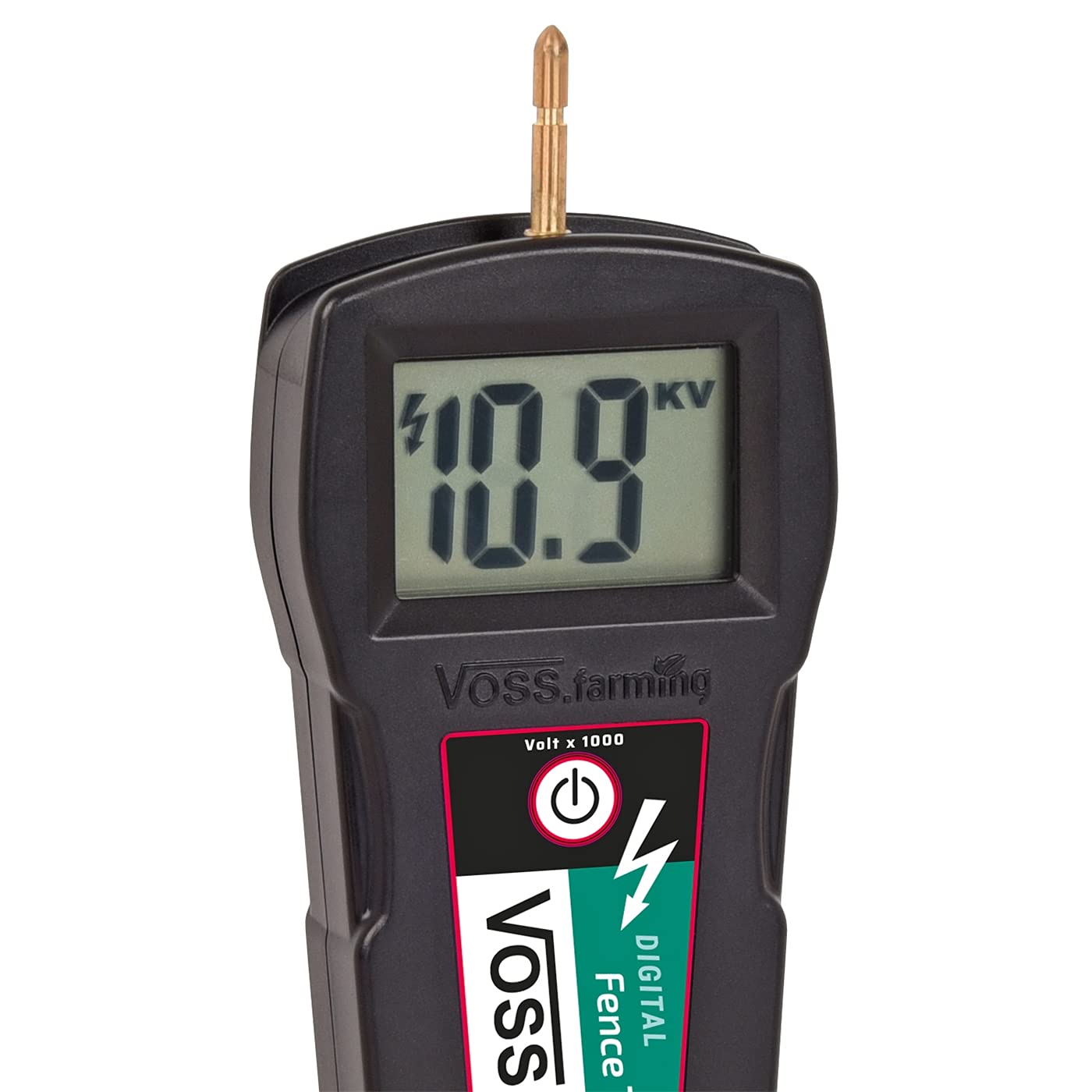 Tester di tensione di recinzione,Tester di recinzione, Rilevatore di guasti del tester di tensione, Strumento di test portatile per attrezzature agricole, Luci al neon Max 600 V - 7000 V