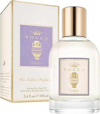 Tocca Colette Scented Body Oil, 100ml | Olio Sublime Profumato Body Fragrance, Warm Floral, Bergamot, Sandalwood, Pink Peppercorn