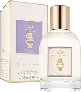 Tocca Colette Scented Dry Body Oil, 3.4 Fl Oz - Olio Sublime Profumato Body Fragrance, Warm Floral, Bergamot, Sandalwood, Pink Peppercorn