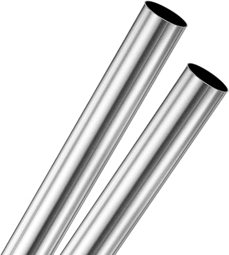 Miniatura 9 de Paquete de 2 tubos de acero inoxidable 304 de 5.906 in, diámetro exterior de 0.39 pulgadas de diámetro exterior y 0.039 in de grosor de pared, tubos