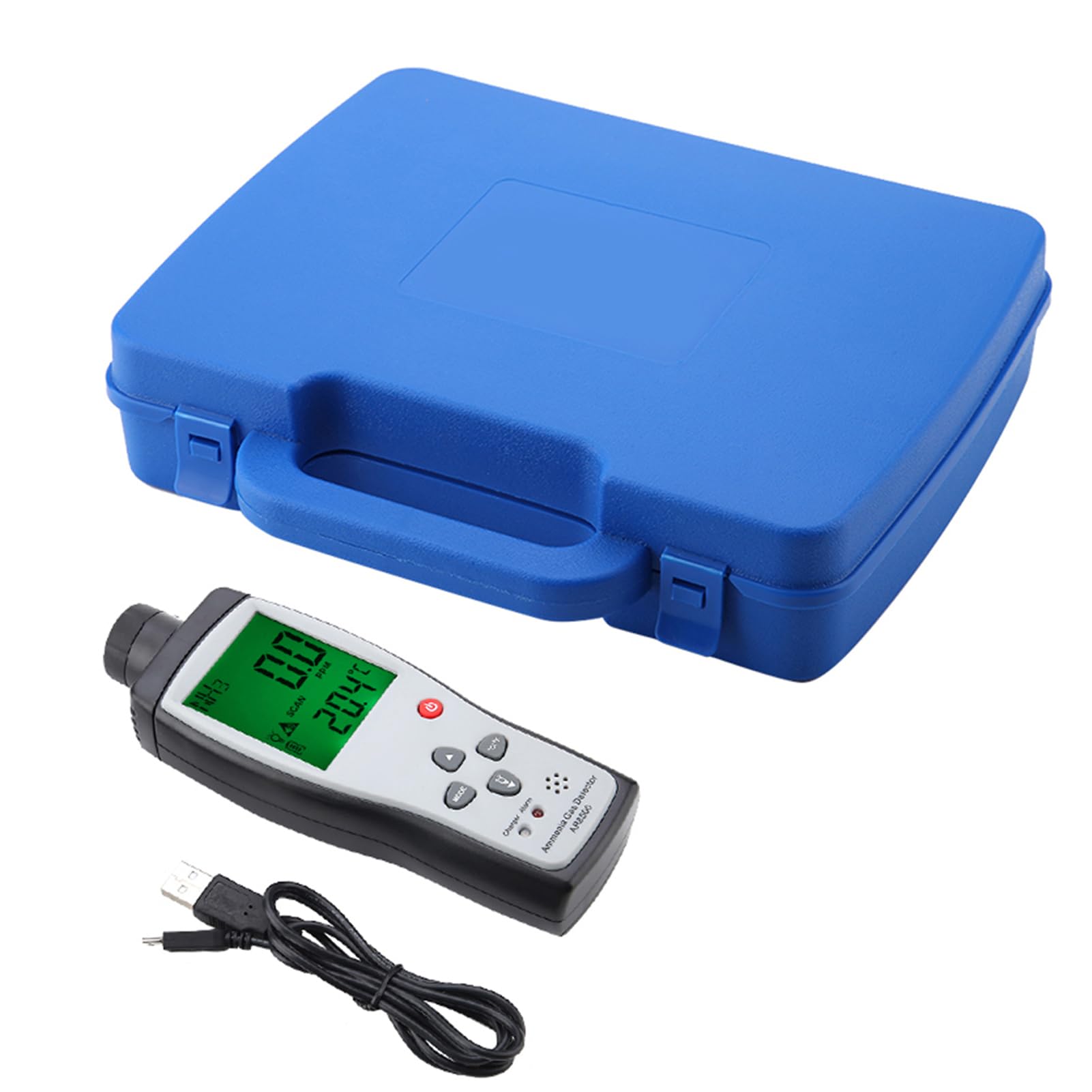 SMART SENSOR AR8500 Monitor Rilevatore di Gas di Ammoniaca con Display LCD per Metallurgia Batteria Al Litio Ricaricabile 0-100PPM 3,7V