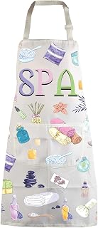 MBMSO SPA Apron with Pockets SPA Massage Gifts SPA Apron for Aesthetician Gifts Massage Therapist Masseuse Masseur Gift Apron