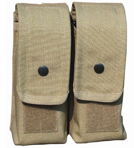 Galati Gear Molle Ar-15 Ak Double 30Rd Magazine Pouch (Tan) #TOP19