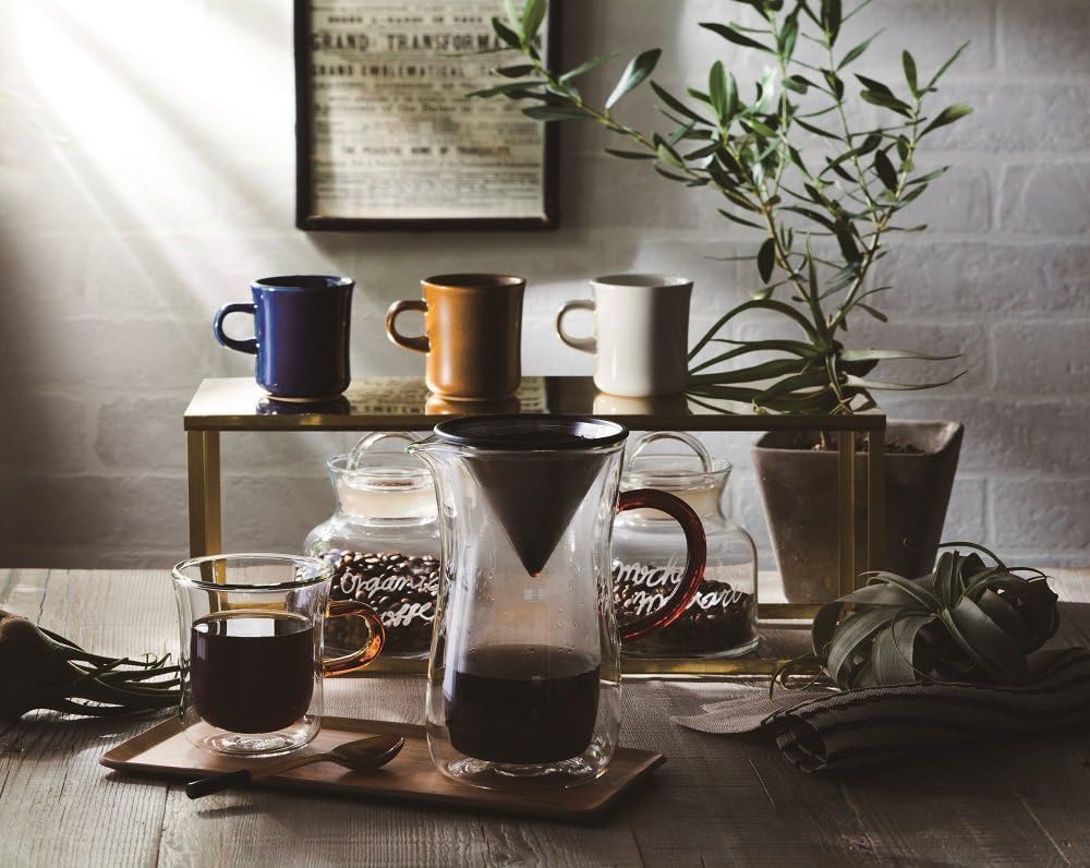 6.7oz Double Wall Espresso Cup, Clear Expresso Shots Cup, 1 Unit Double Wall Insulated Espresso Mugs, Tazas de Cafe Expreso, Microwave Dishwasher Safe, for Espresso Machine