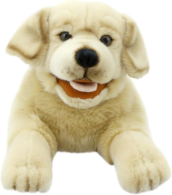 The Puppet Company - Playful Puppies - Yellow Labrador Hand Puppet